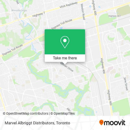 Marvel Albriggt Distributors map
