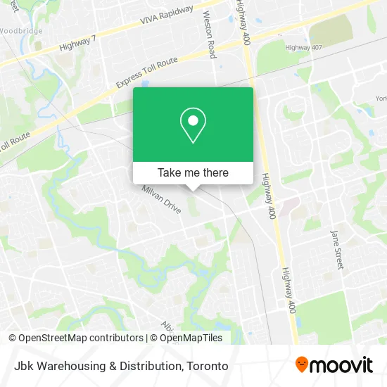 Jbk Warehousing & Distribution map