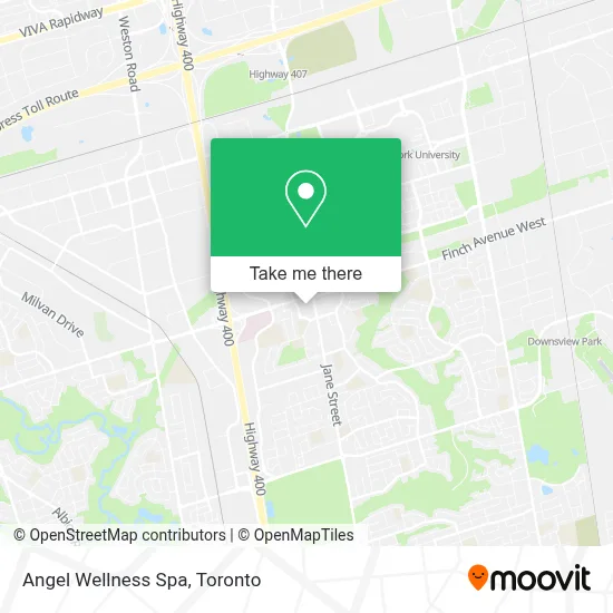 Angel Wellness Spa map