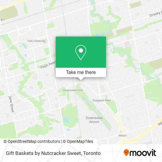 Gift Baskets by Nutcracker Sweet map