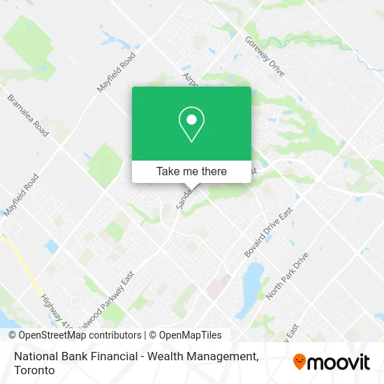 National Bank Financial - Wealth Management map