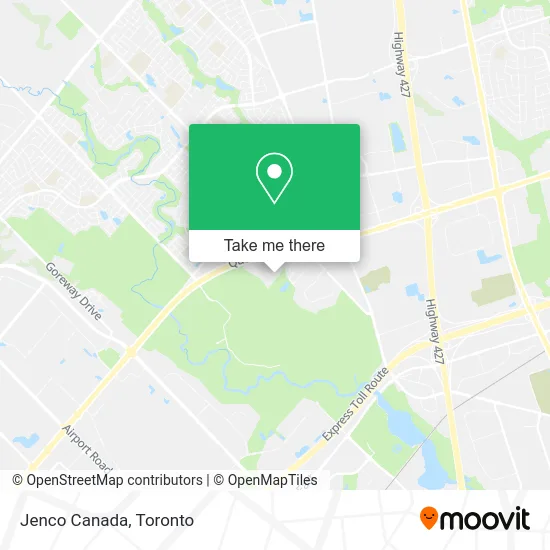 Jenco Canada map