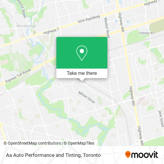 Aa Auto Performance and Tinting map