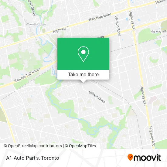 A1 Auto Part's map
