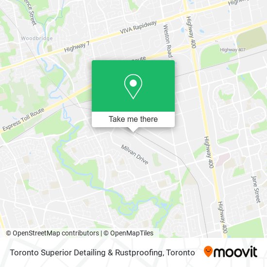 Toronto Superior Detailing & Rustproofing plan