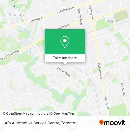 Al's Automotive Service Centre map