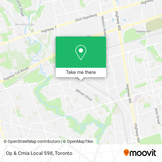 Op & Cmia Local 598 map