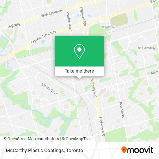McCarthy Plastic Coatings map