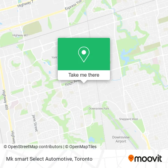 Mk smart Select Automotive map