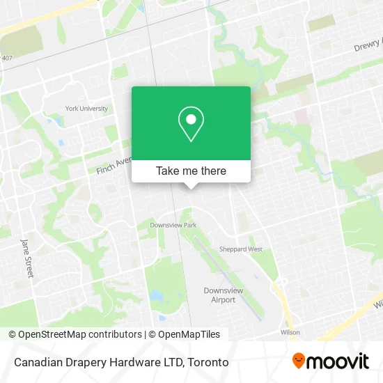 Canadian Drapery Hardware LTD map