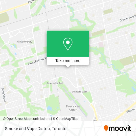 Smoke and Vape Distrib map