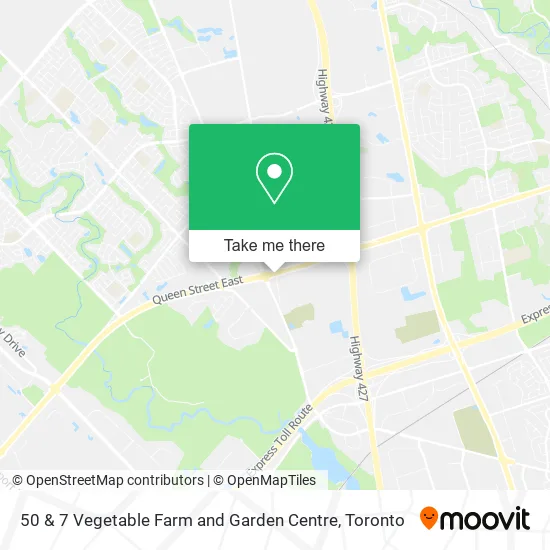 50 & 7 Vegetable Farm and Garden Centre map