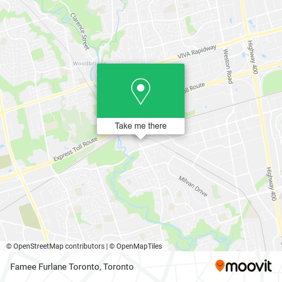 Famee Furlane Toronto map