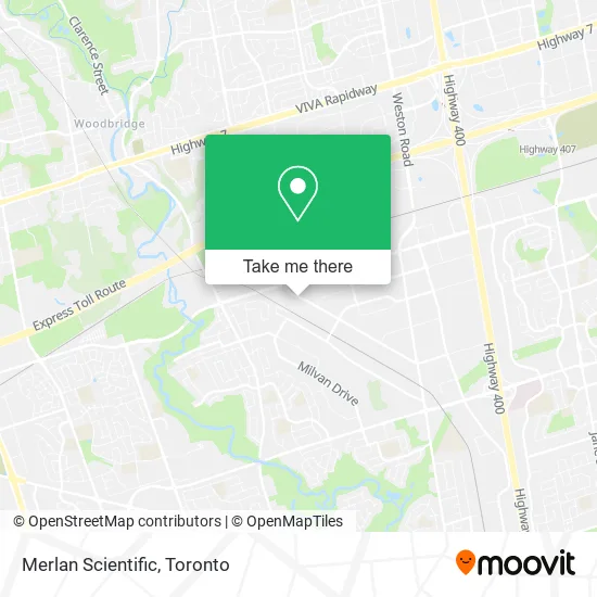 Merlan Scientific map