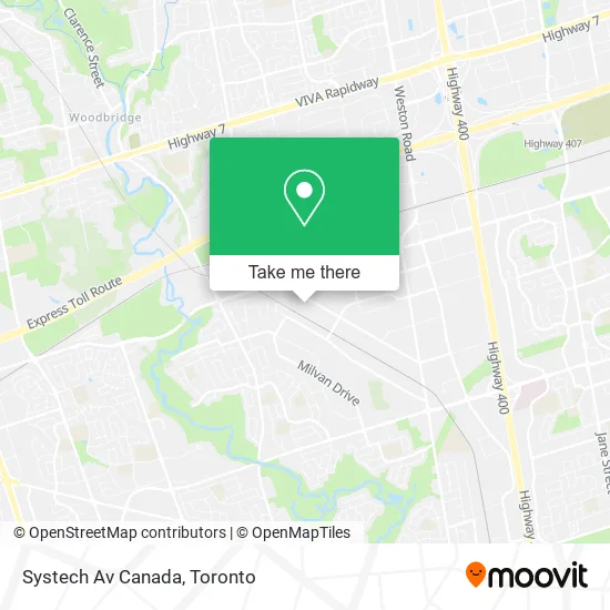 Systech Av Canada map