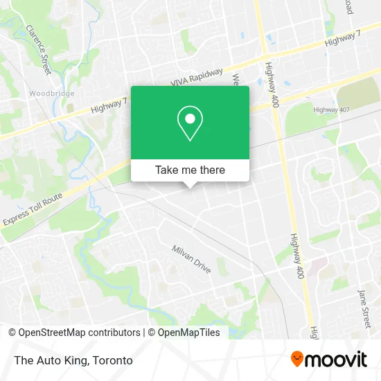 The Auto King map