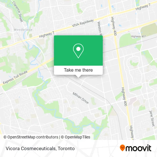 Vicora Cosmeceuticals map