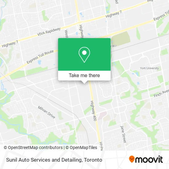 Sunil Auto Services and Detailing map