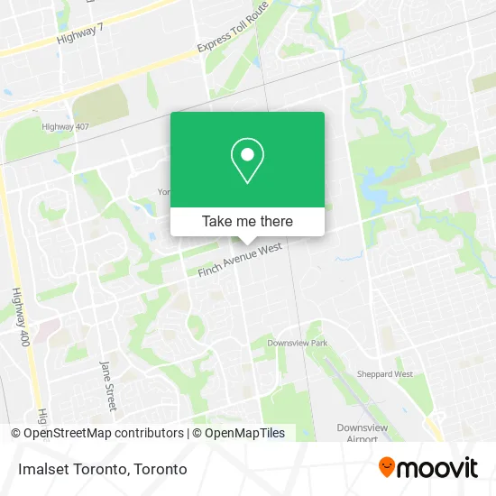Imalset Toronto map
