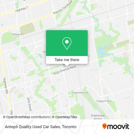 Antepli Quality Used Car Sales map