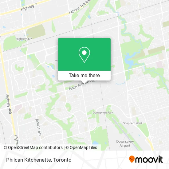 Philcan Kitchenette map