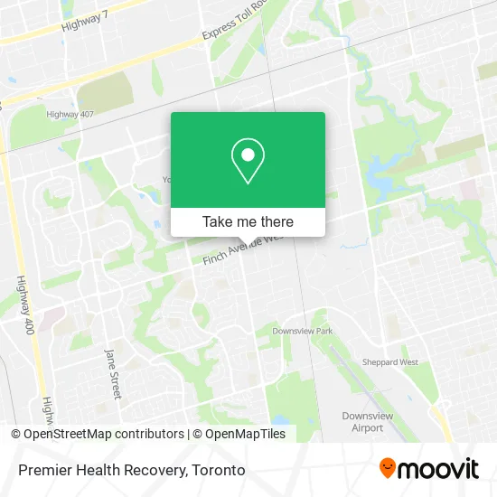 Premier Health Recovery map
