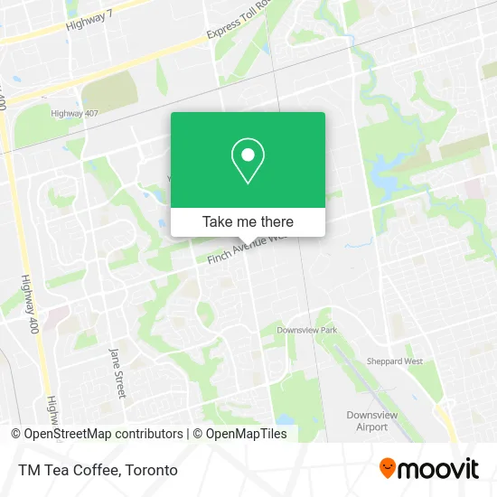 TM Tea Coffee map