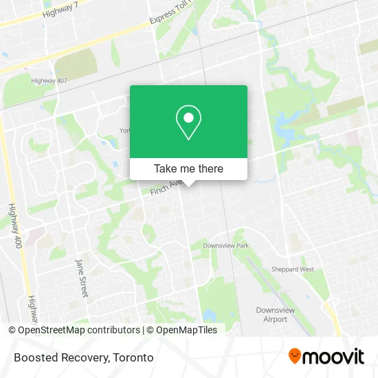 Boosted Recovery map