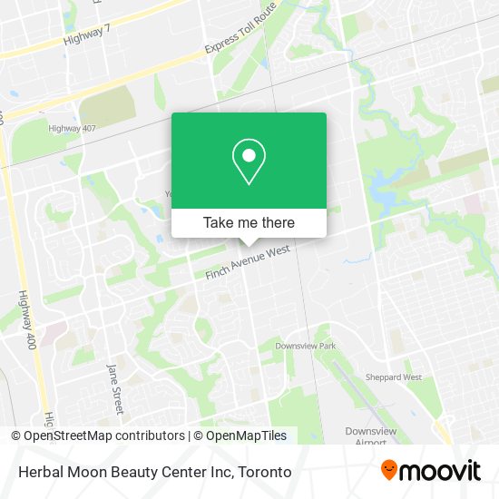 Herbal Moon Beauty Center Inc map