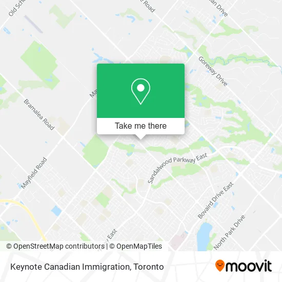 Keynote Canadian Immigration map