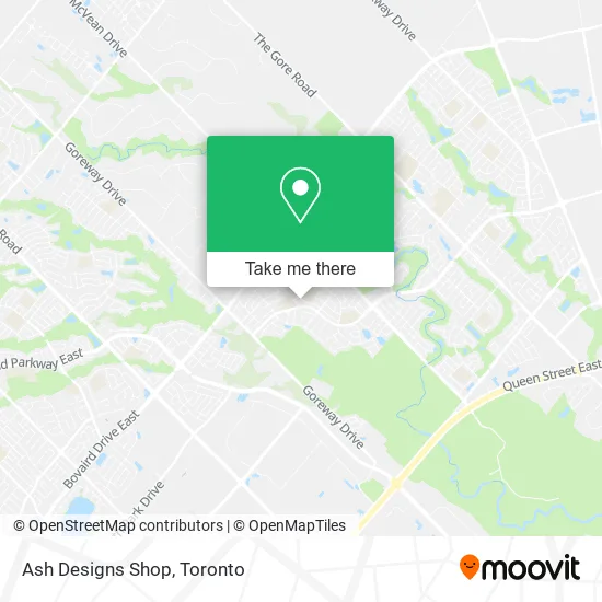Ash Designs Shop map
