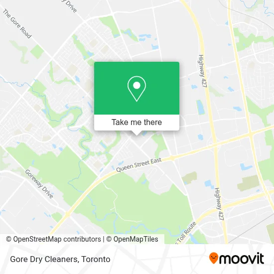 Gore Dry Cleaners map