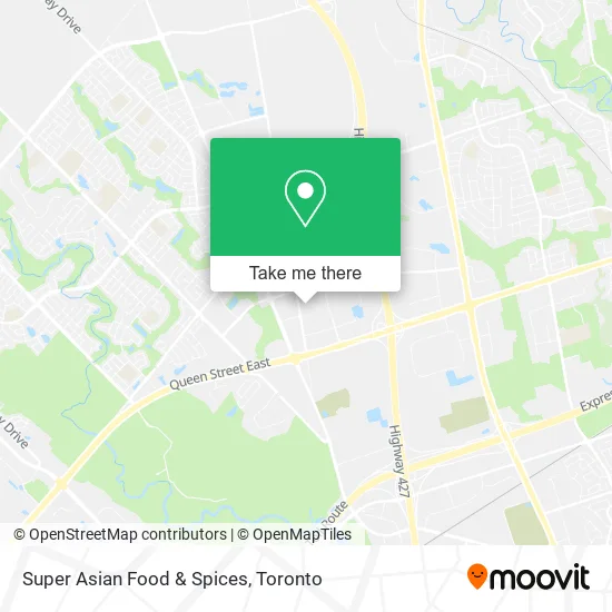 Super Asian Food & Spices map
