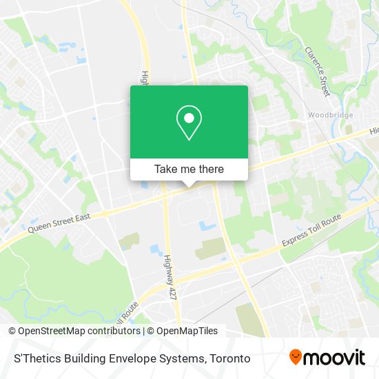 S'Thetics Building Envelope Systems map