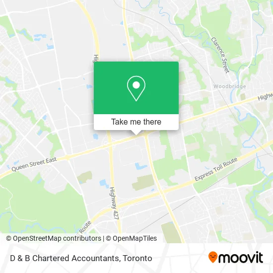 D & B Chartered Accountants map