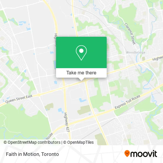 Faith in Motion map