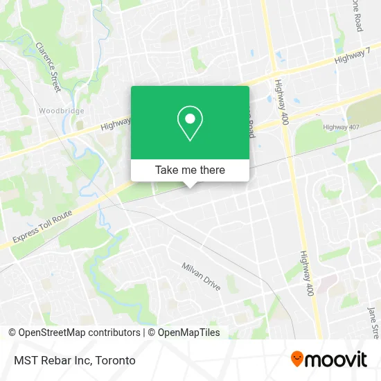 MST Rebar Inc map