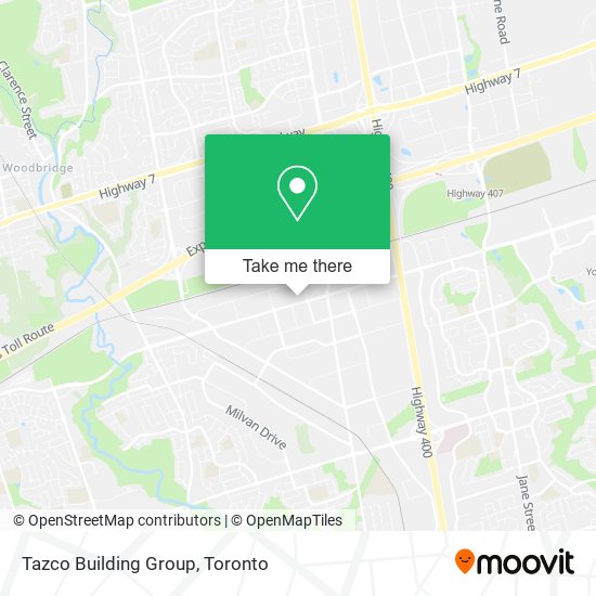 Tazco Building Group map