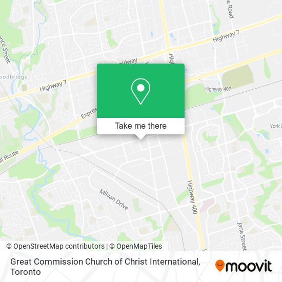 Great Commission Church of Christ International map
