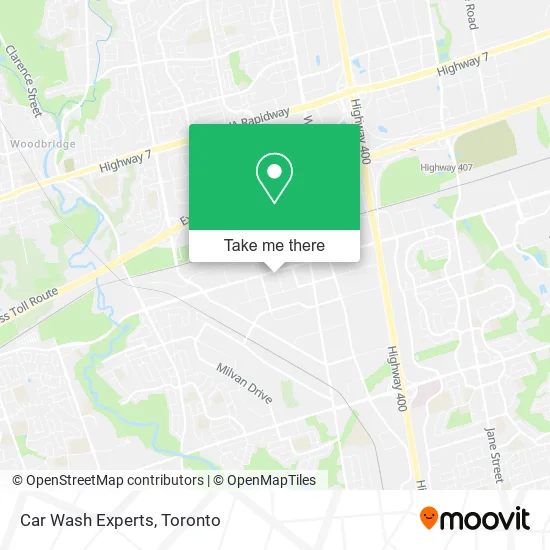Car Wash Experts map