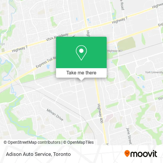 Adison Auto Service map