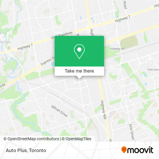 Auto Plus map