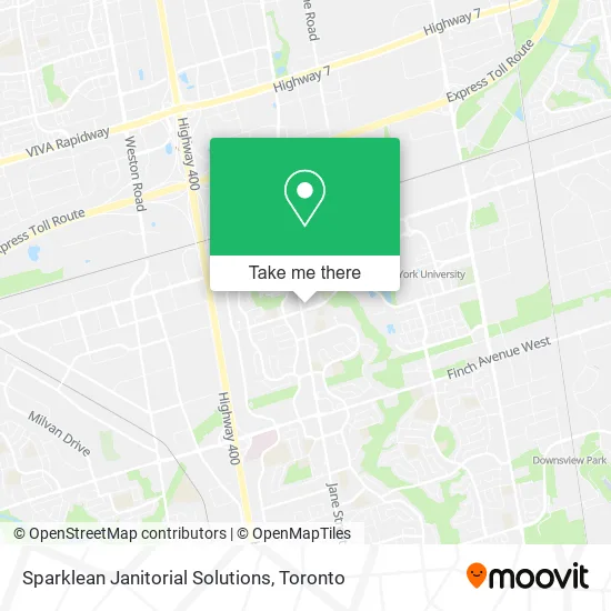 Sparklean Janitorial Solutions map