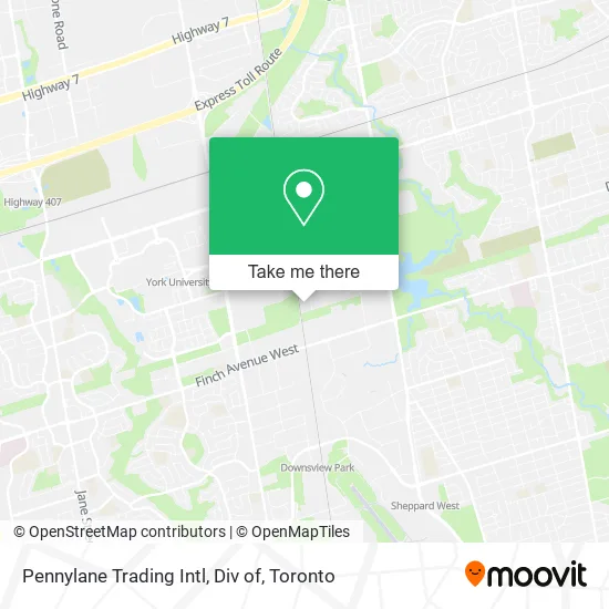 Pennylane Trading Intl, Div of map