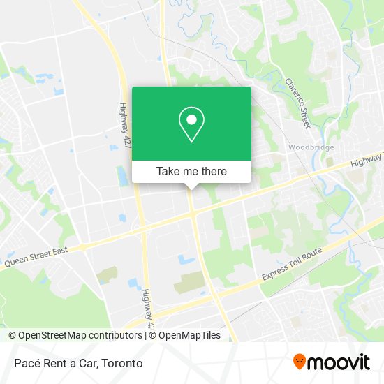 Pacé Rent a Car map