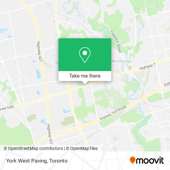 York West Paving plan