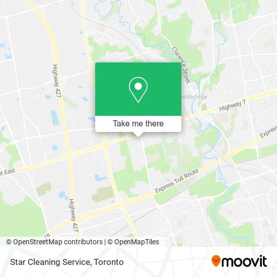 Star Cleaning Service map