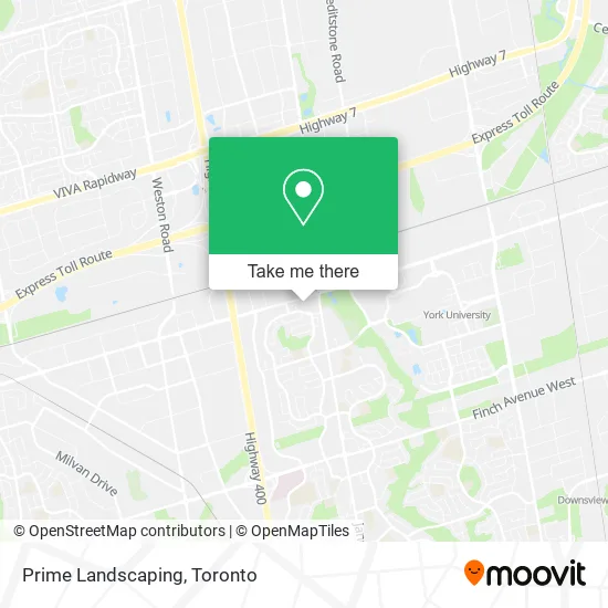 Prime Landscaping map