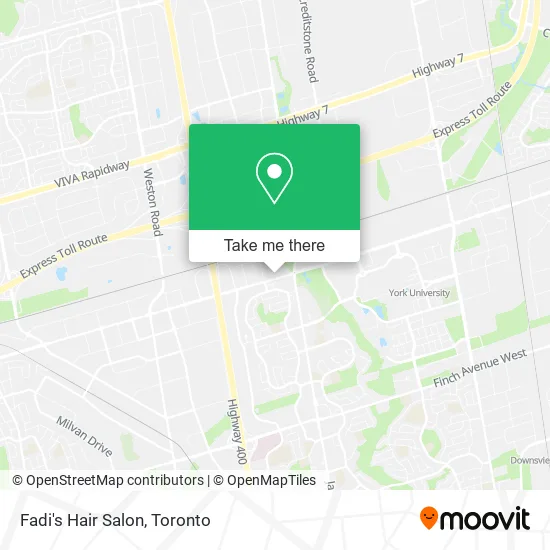 Fadi's Hair Salon map