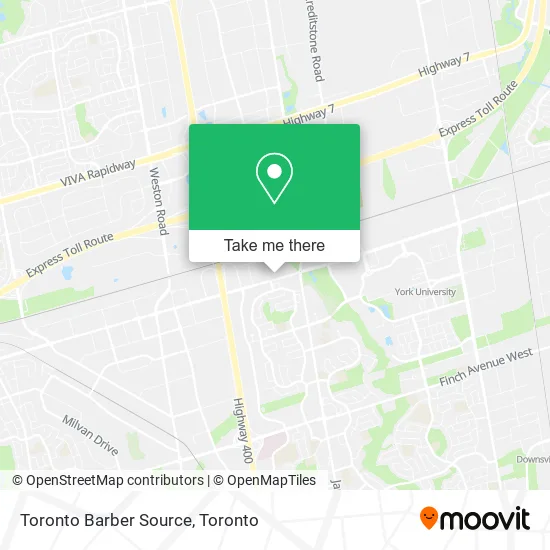 Toronto Barber Source map